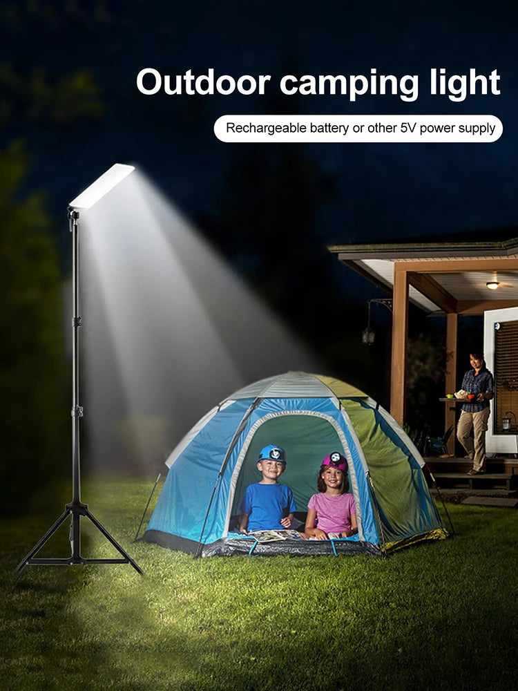 USB Rechargeable Camping Light Tripod 1680 Lumen Work Light