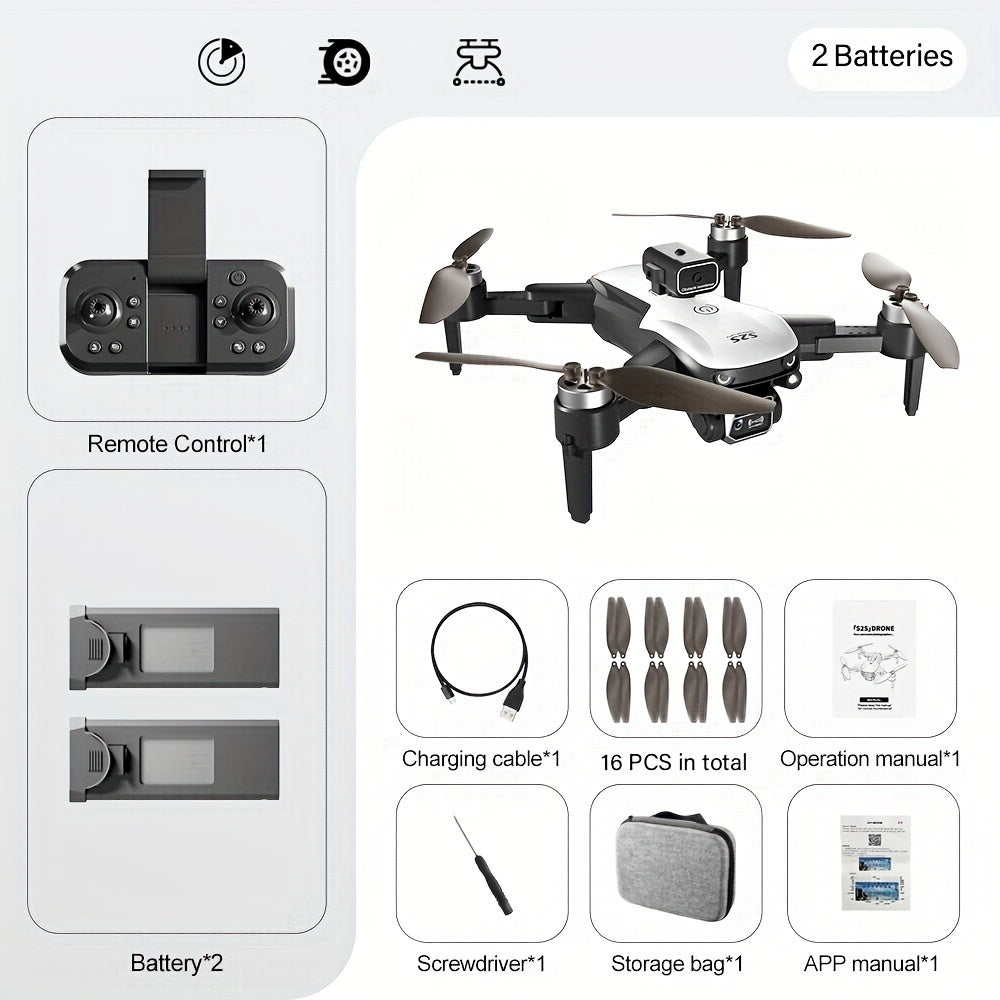 SCOW S2S Brushless Foldable Drone With Dual HD Camera WiFi