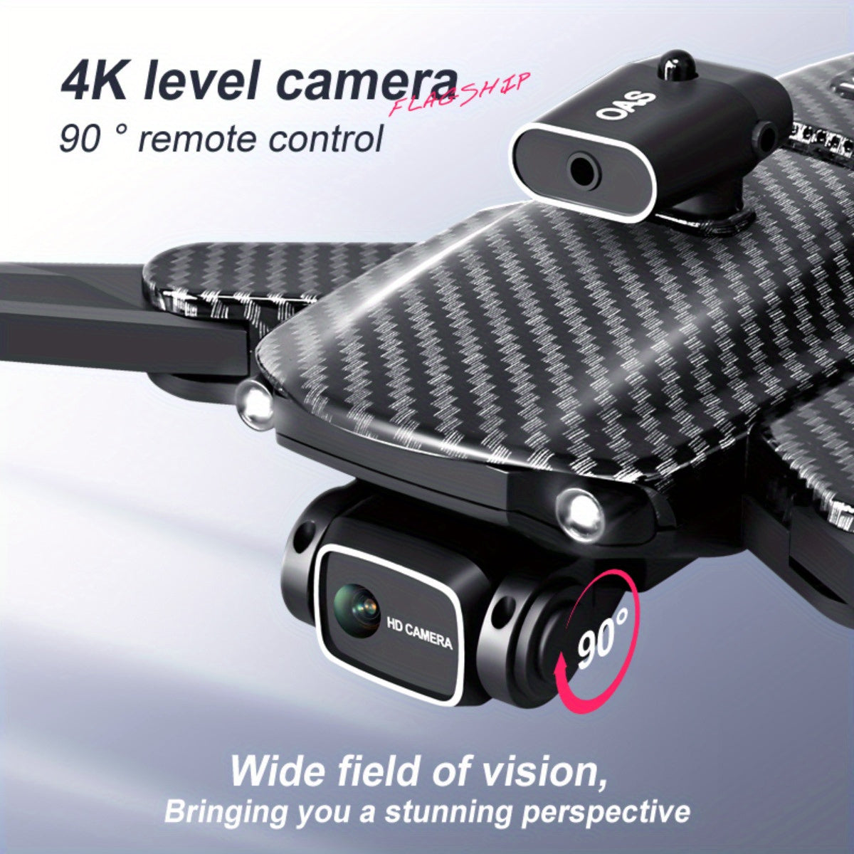 Topchances 4K Aerial Drone Smart Tracking Obstacle Avoidance