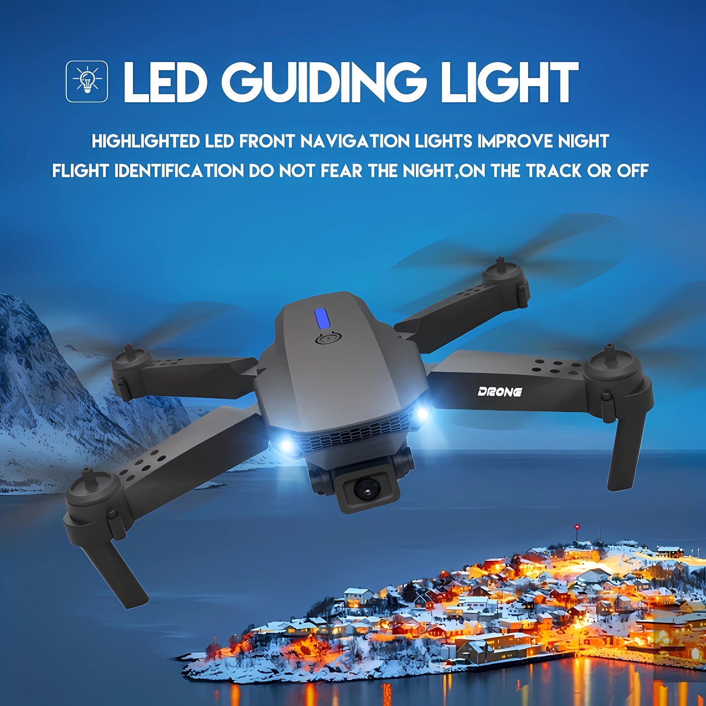 GENAI Foldable Long Range Drones E88Pro E99Flash H8 H14