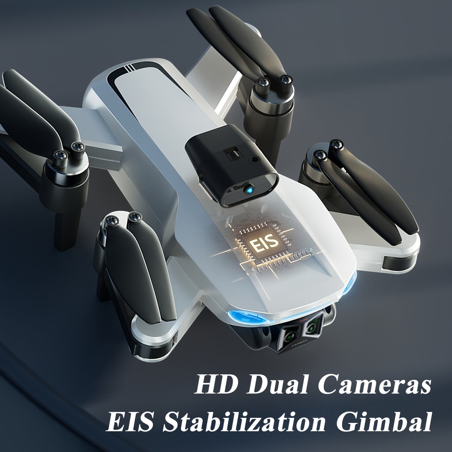 Aliens Toys Dual Cameras Drone With EIS Stabilization GPS
