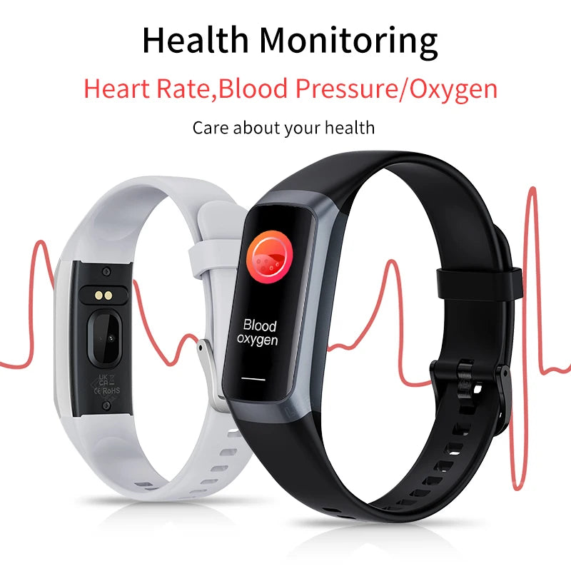 LIGE 1.1 Inch AMOLED Smart Watch Women Heart Rate Monitor