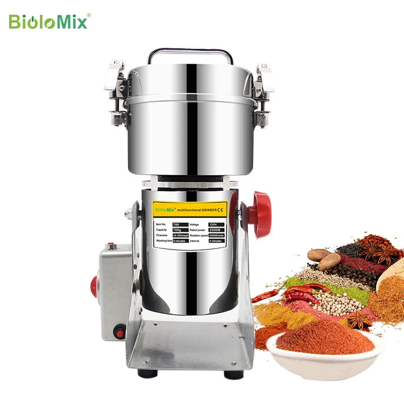 Biolomix ELEKCHEF Electric Coffee Grinder High Speed Blade