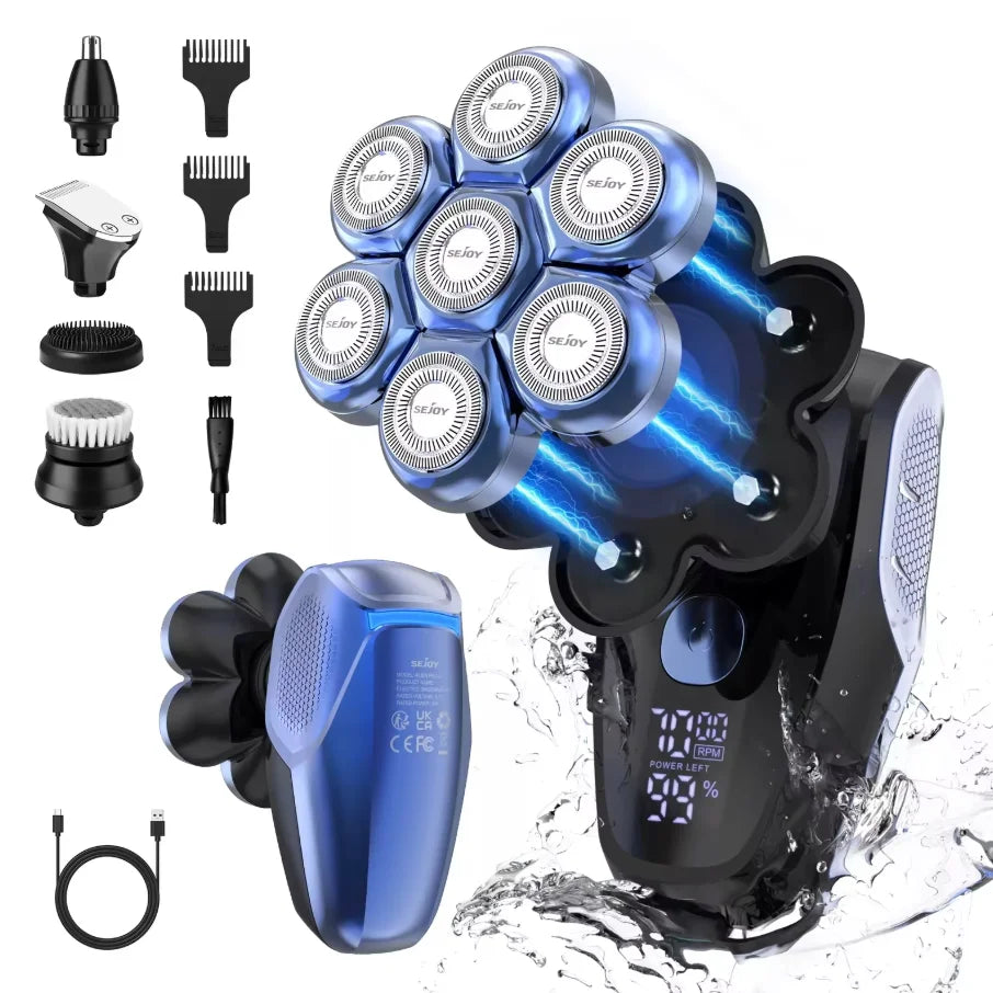 Sejoy Multifunctional Electric Shaver Kit For Men Wet Dry