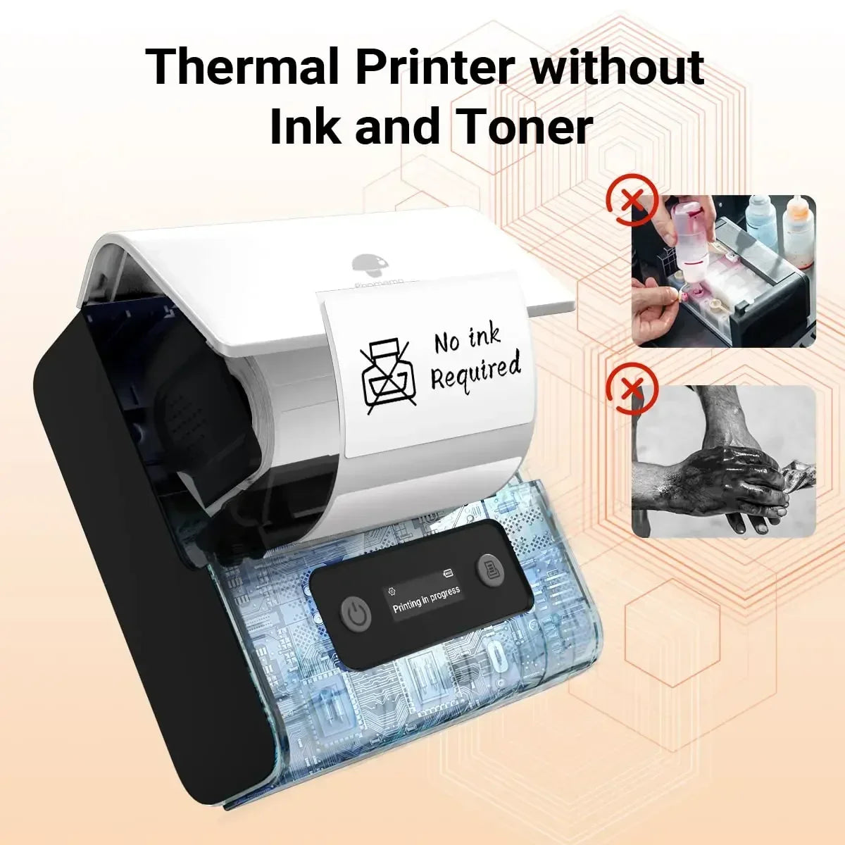 Phomemo M221 Portable Mini Label Maker 75mm Thermal Printer