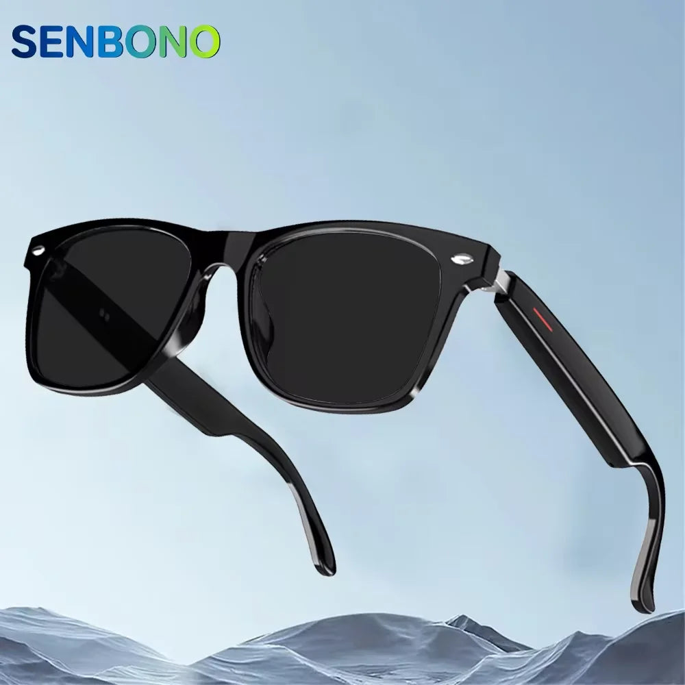 Senbono Open Ear Smart Glasses With Music And Calls Stereo