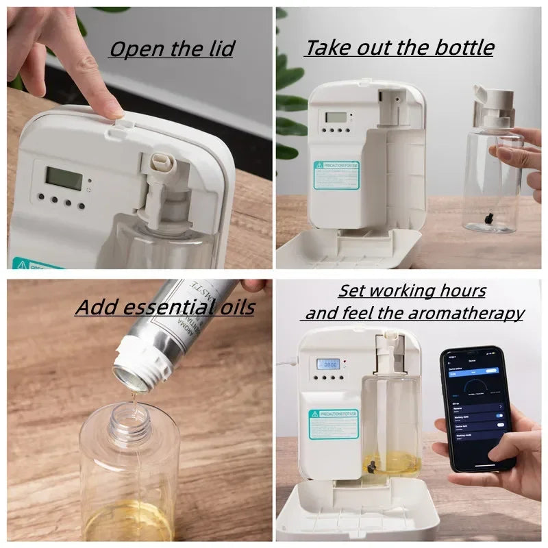 Namste Bluetooth Diffuser 500 Cu Meters 400 Ml Aromatherapy