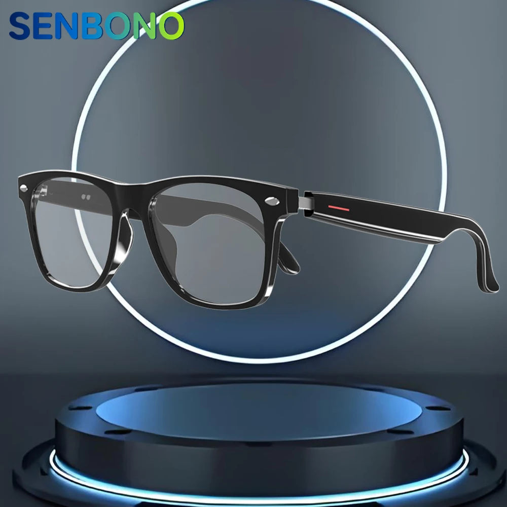 Senbono Open Ear Smart Glasses With Music And Calls Stereo