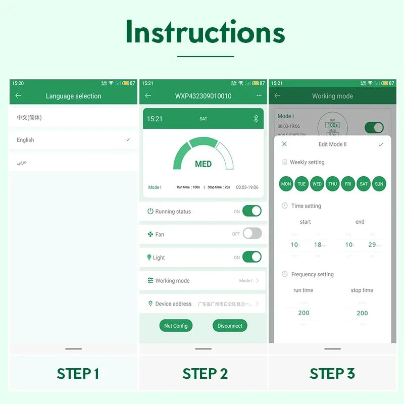 Namste Bluetooth Diffuser 500 Cu Meters 400 Ml Aromatherapy