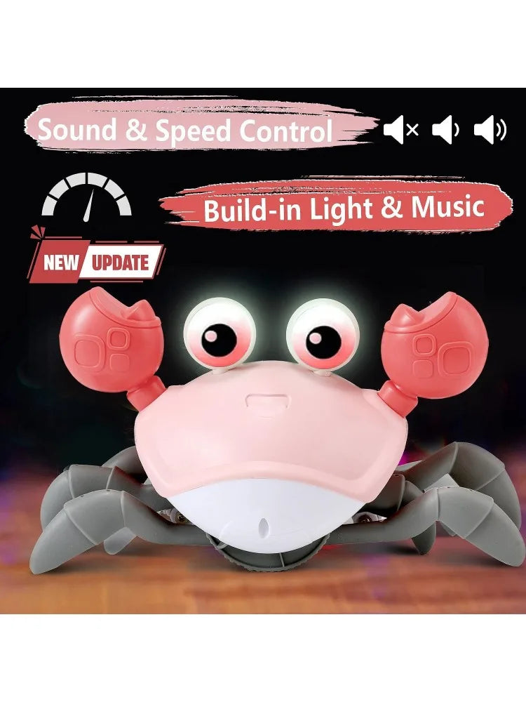 Control Future Crawling Crab Baby Toy Infant Tummy Time Toy