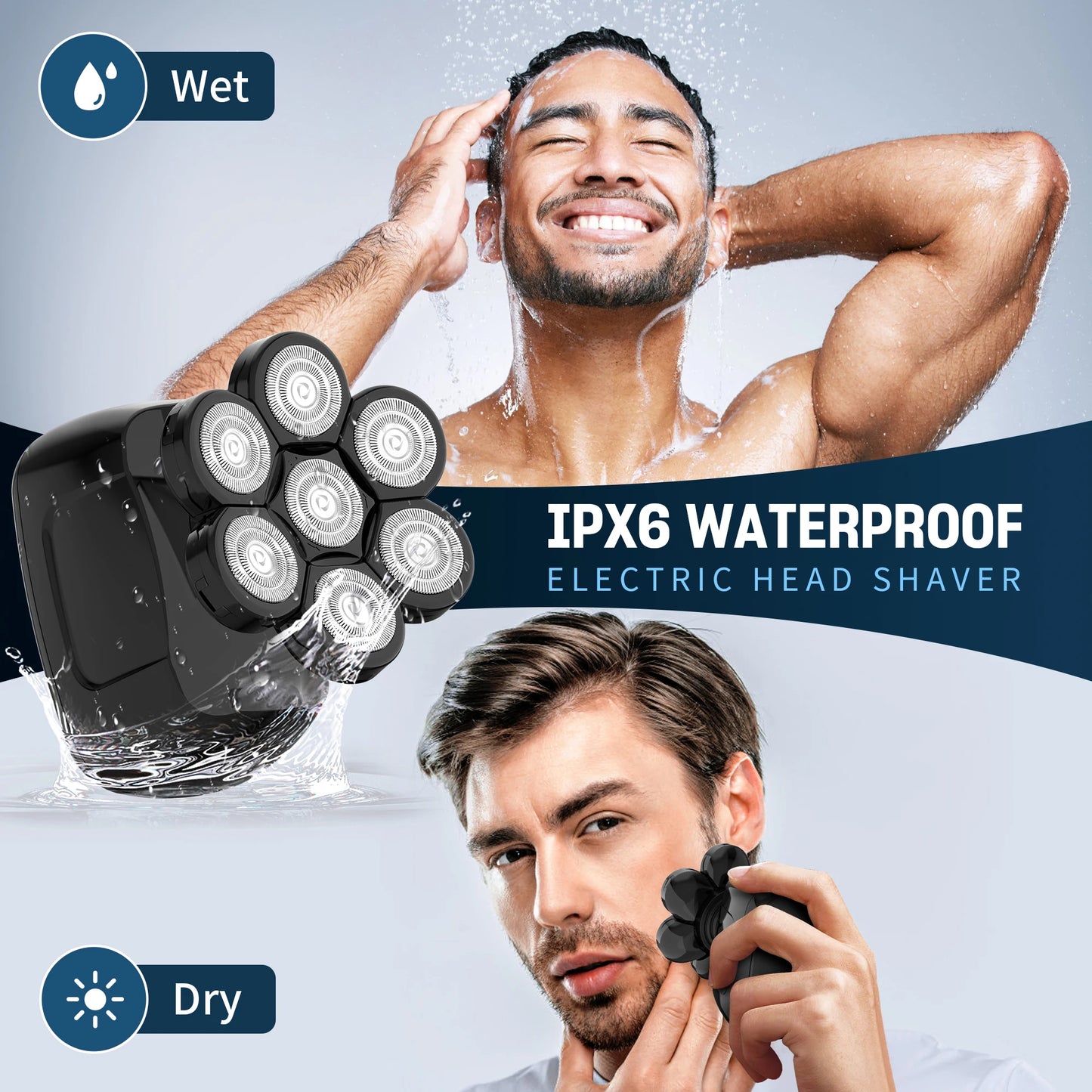Sejoy Multifunctional Electric Shaver Kit For Men Wet Dry