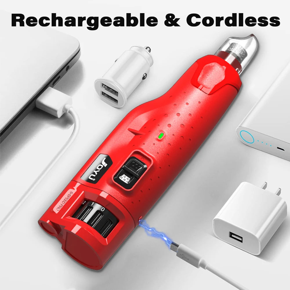 Dog Nail Grinder Dustproof With 2 LED Lights 6 Speed