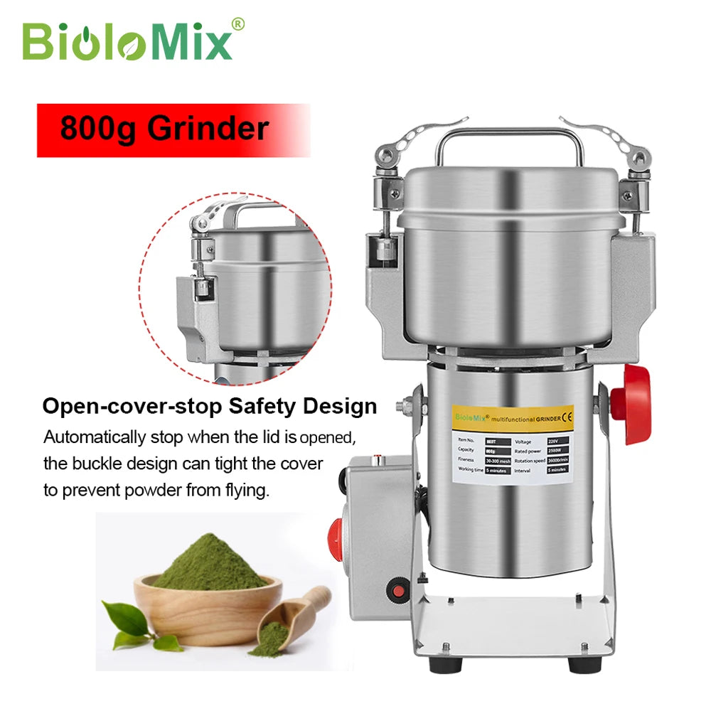 Biolomix Electric Coffee Grinder For Grains And Spices