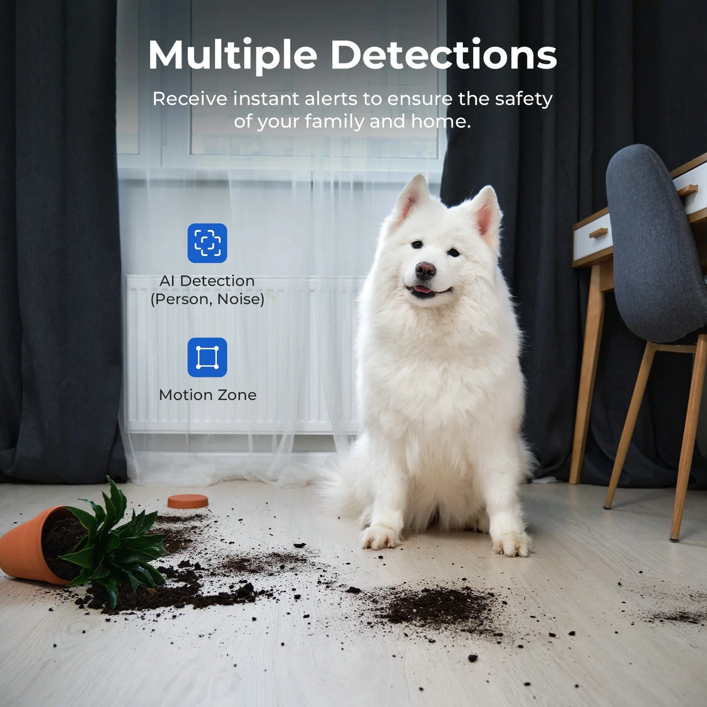 Imilab C21 2.5K IP Security Camera MiHome App 360 Vision