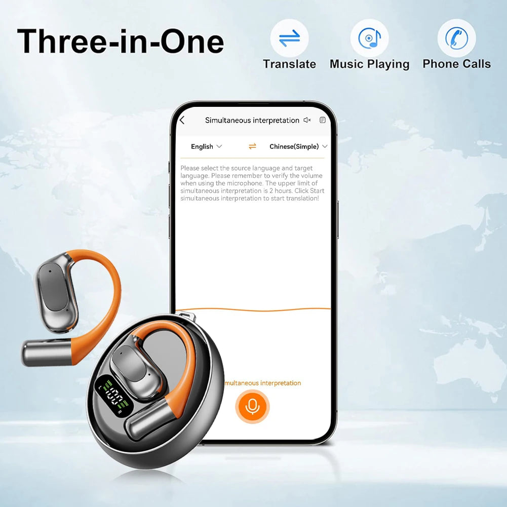 ALLOYSEED Real Time Translation Earbuds 144 Languages AI
