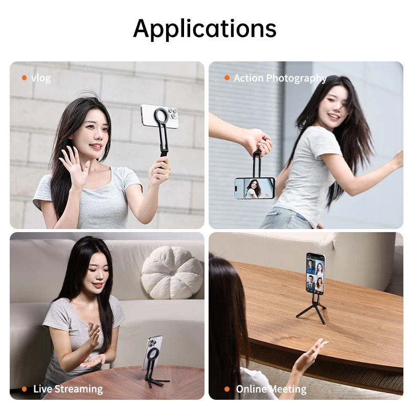 Ulanzi MA30 Carabiner Mounted Phone Tripod Magnetic Holder