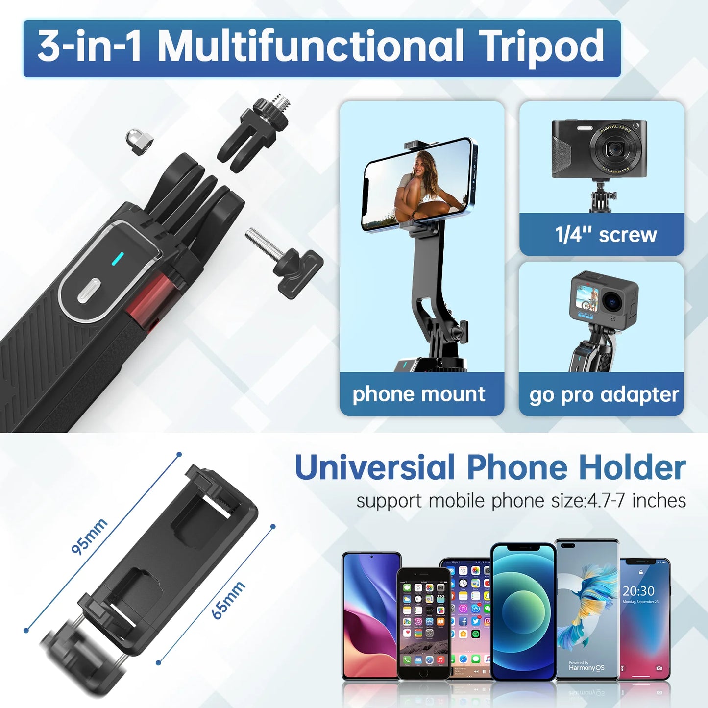 Ulanzi MA09 Smartphone Tripod Bluetooth Selfie Stick