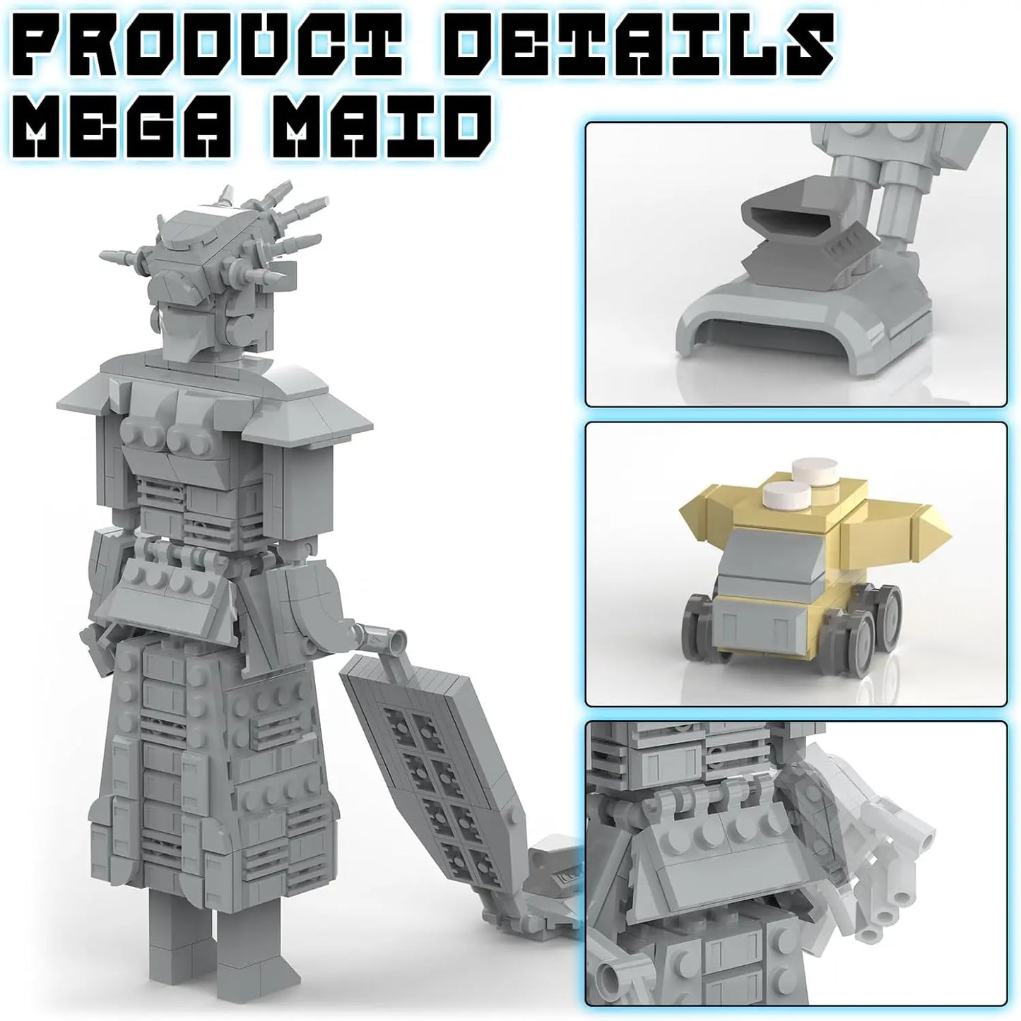 Space Mega Maid Robot Building Blocks Compatible With Lego