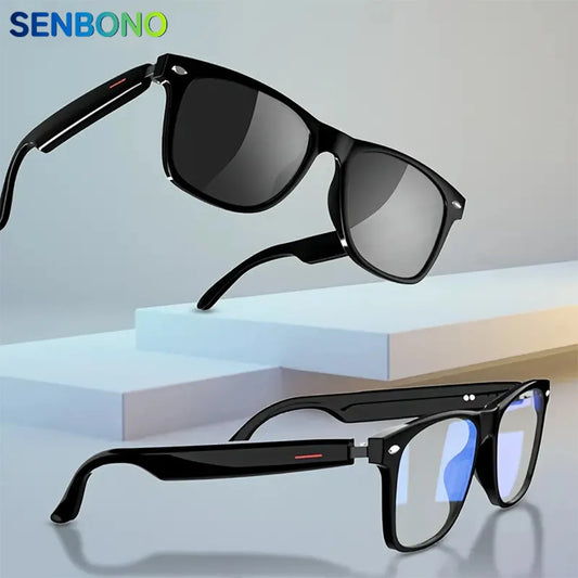 Senbono Open Ear Smart Glasses With Music And Calls Stereo