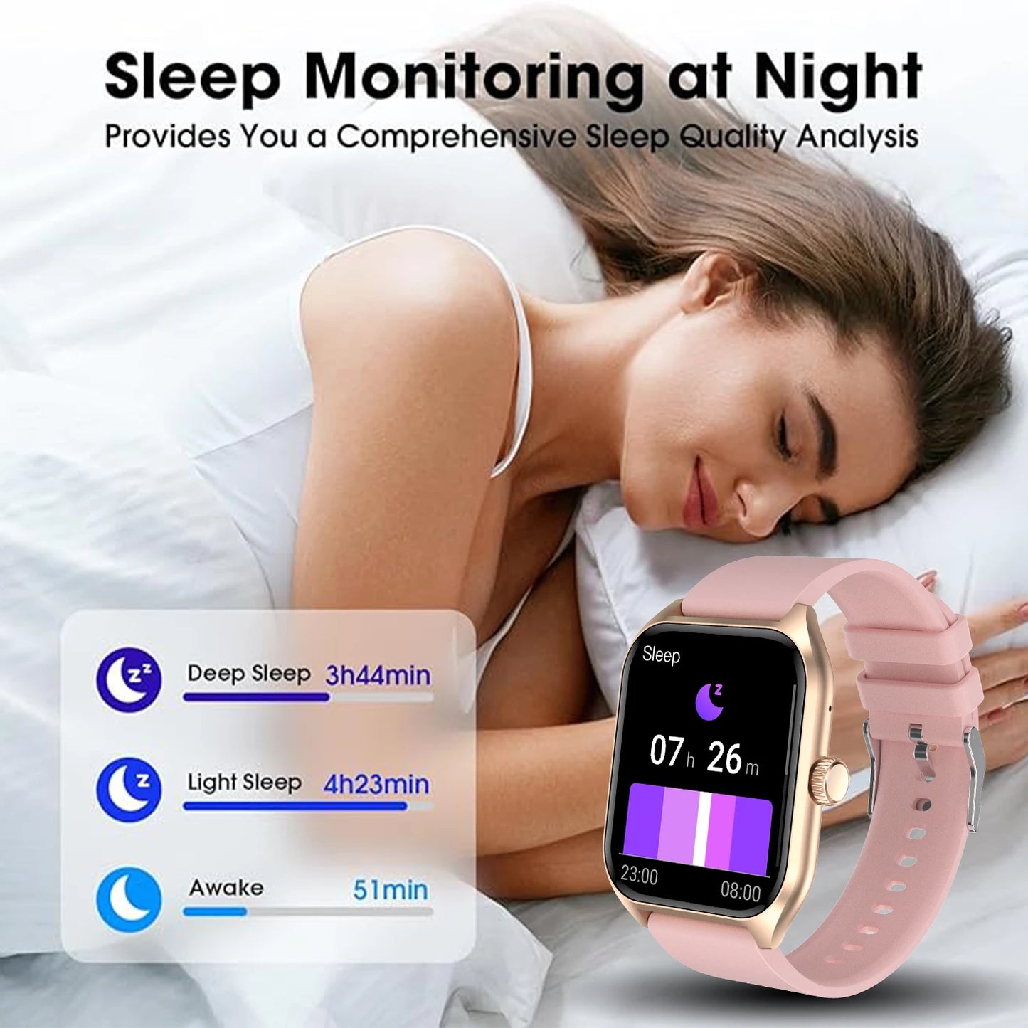 Ai Voice Assistant Smart Watch 1.96Inch Hd Screen Heart Rate