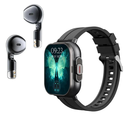 2 In 1 Smartwatch With Earphone NFC iPhone Android Pro