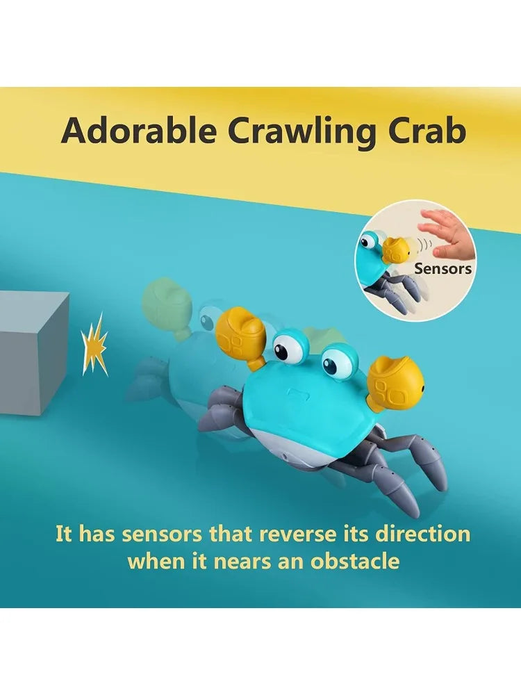 Control Future Crawling Crab Baby Toy Infant Tummy Time Toy