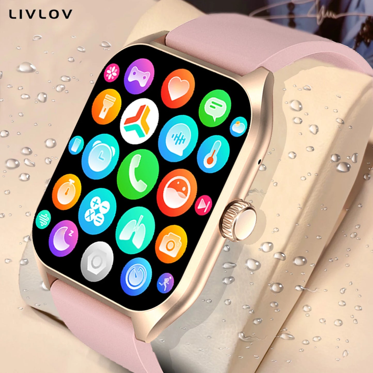 Ai Voice Assistant Smart Watch 1.96Inch Hd Screen Heart Rate
