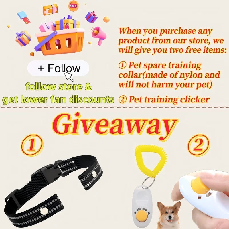 YHLC Automatic Anti Barking Collar Rechargeable Training