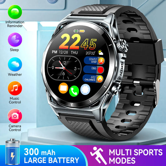 EIGIIS KE6 Smart Watch 1.43 Inch AMOLED Black IP68