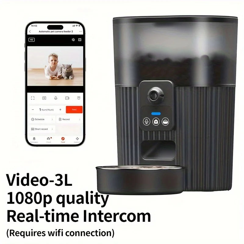 Papifeed Smart Cat And Dog Automatic Feeder WiFi Enabled