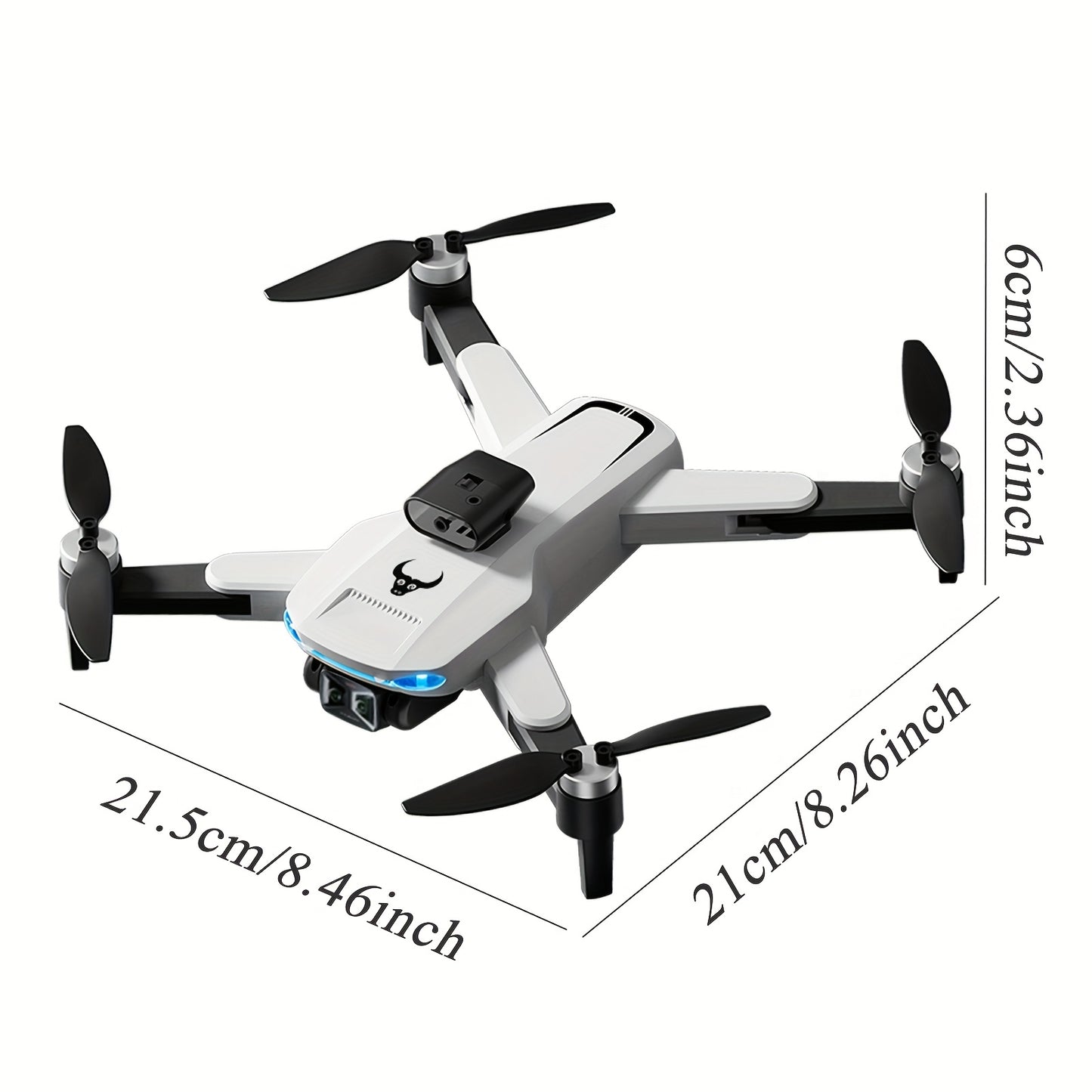 Aliens Toys Dual Cameras Drone With EIS Stabilization GPS